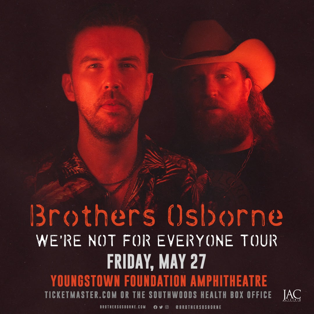 Brothers Osborne coming to The Youngstown Foundation Amphitheatre