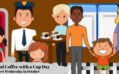 Celebrating National Coffee with a Cop Day the First Wednesday in October