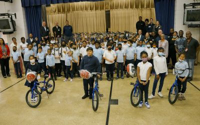 80+ Kids Surprised with New Bikes