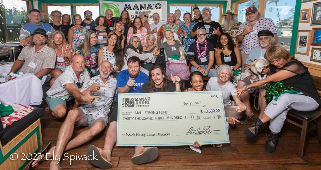 Mana`o Radio Raises Over $30,000 for Wildfire Relief