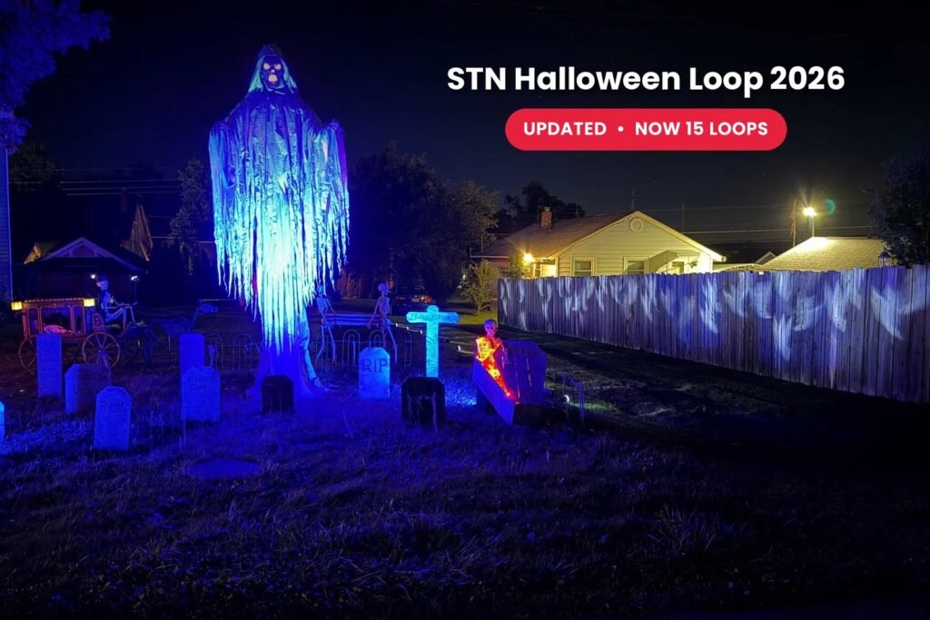 Halloween Loop 2026 trick-or-treat map